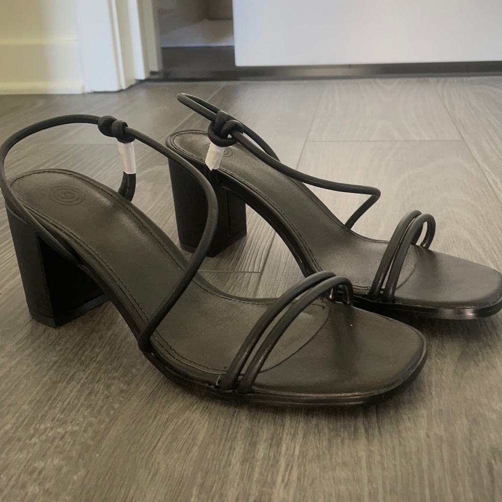 Black Strappy Sandals